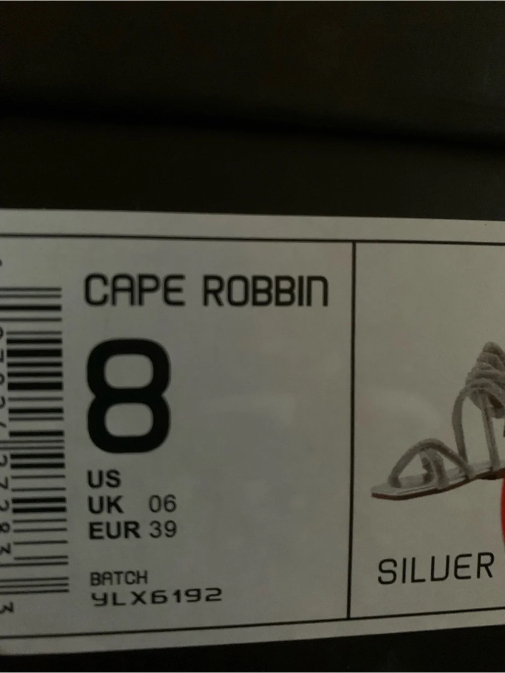 Cape Robbin elegant silver